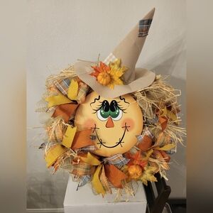 Fall Scarecrow Wreath